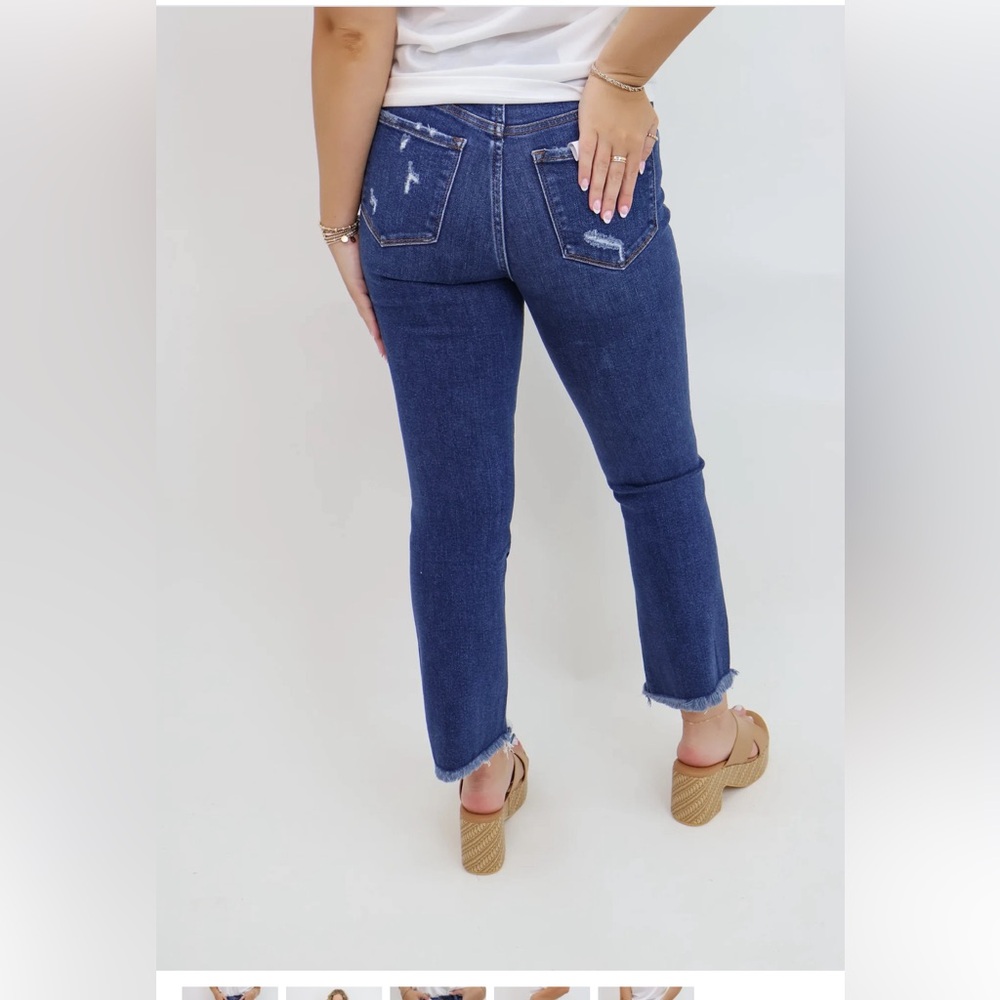 Ververet high rise dark wash jeans